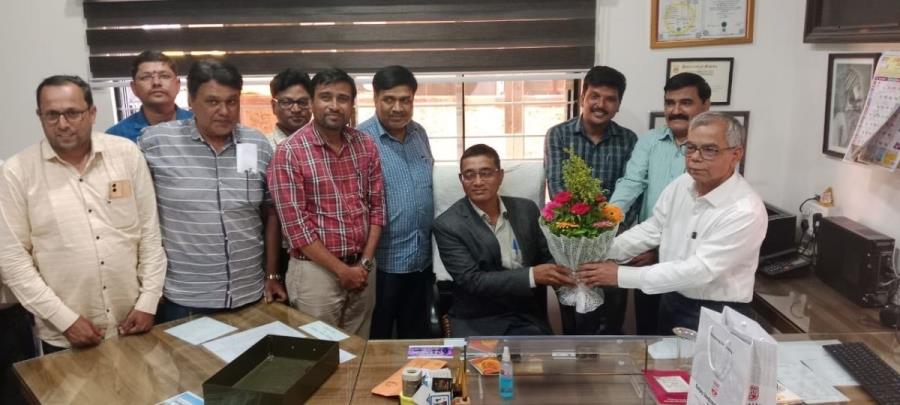 Felicitation of Prof. (Dr.) R. S. Naik for being appointed as the In-charge Principal of the college.